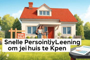 Een afbeelding die het proces van het aanvragen van een persoonlijke lening voor de aankoop van een huis illustreert.