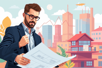 Illustratie van directe kredietopties met vastgoed als onderpand, gericht op het verbeteren van financiële mogelijkheden voor ondernemers.