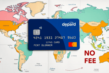 Een internationale kaart zonder conversiekosten voor reizigers, die makkelijk geld opneemt en betaalt zonder extra kosten.