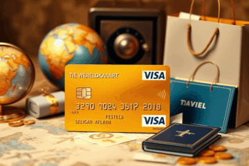 Een afbeelding van de Visa Wereldkaart Goud met kenmerken en voordelen.