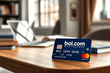 Afbeelding van de Bol.com Mastercard kaart en voordelen van veilig online betalen.