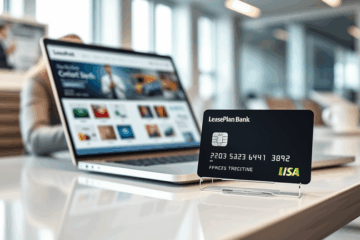 LeasePlan Bank creditcard voor eenvoudige online betalingen.