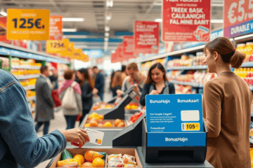 Een afbeelding van de Albert Heijn Bonuskaart die kortingen en aanbiedingen symboliseert.